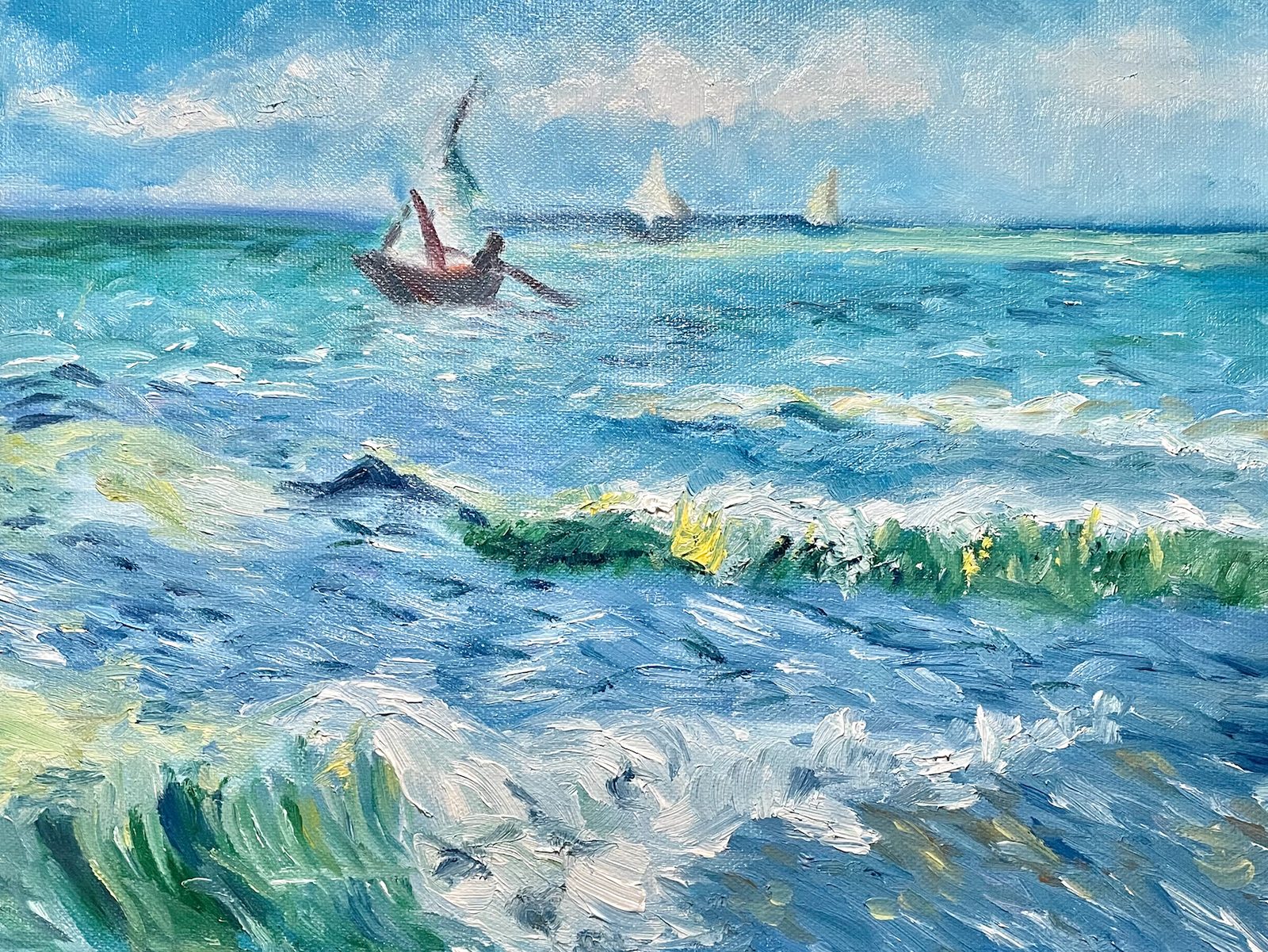 The Sea at Les Saintes-Maries-de-la-Mer